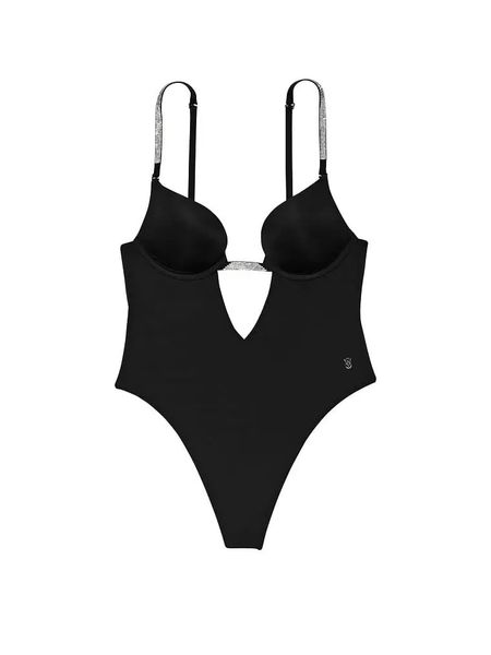 Боді Victoria's Secret Very Sexy Plunge Convertible Shine Bodysuit 26663755 фото