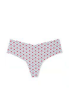 Трусики стринги Victoria's Secret No-Show Thong Panty 26986896 фото