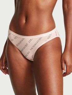 Трусики бікіні Victoria's Secret Cotton Bikini Panty Pure Pink &mdash; основне фото товару, вигляд спереду