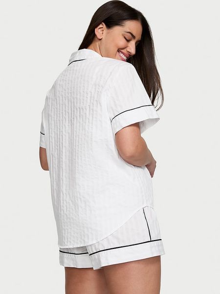Піжама з шортами Victoria's Secret Cotton Short Pajama Set &mdash; основне фото товару, вигляд спереду