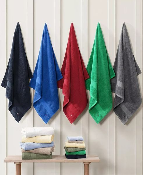 Полотенце Tommy Hilfiger банное Modern American Solid Cotton Bath Towel TH-016 фото