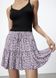 Спідниця - шорти Zara Skirt Womens Small Purple Floral Print Ruffle Tapered Flare Skirt, Квітковий принт, S