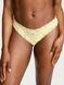 Трусики стринги Victoria's Secret Cotton Shadow Stripe Lace-Waist Thong Panty 27224790 фото 1