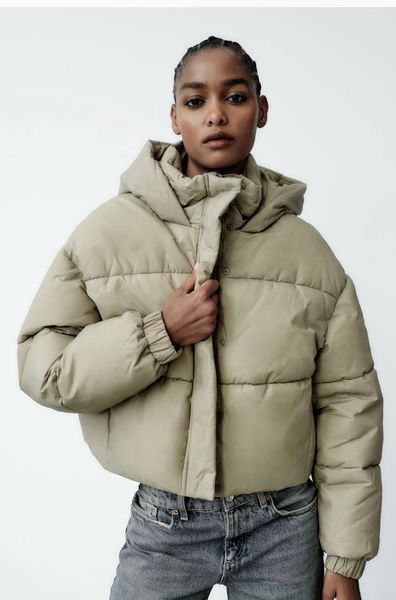 Куртка ZARA Wind Protection Rubberized Anorak Khaki 4391\717\707 фото