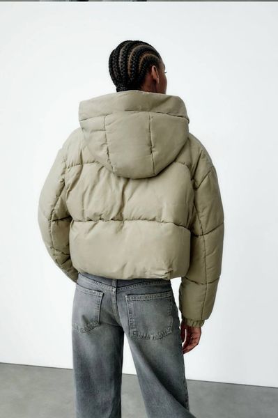 Куртка ZARA Wind Protection Rubberized Anorak Khaki 4391\717\707 фото