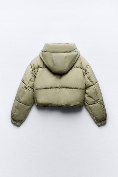 Куртка ZARA Wind Protection Rubberized Anorak Khaki 4391\717\707 фото