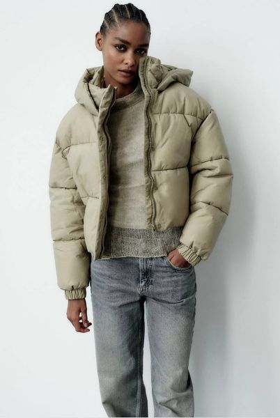 Куртка ZARA Wind Protection Rubberized Anorak Khaki 4391\717\707 фото