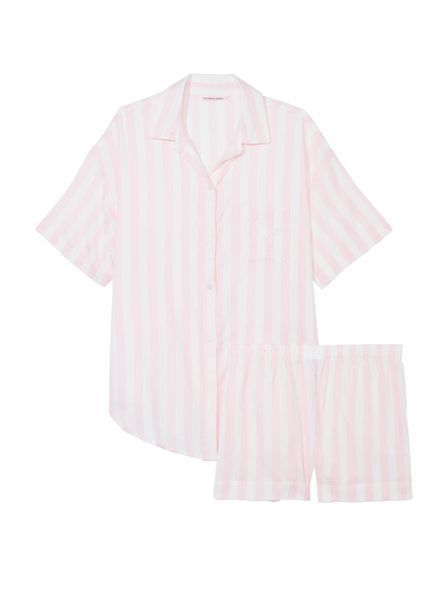 Піжама з шортами Victoria's Secret Modal-Cotton Short Pajama Set &mdash; основне фото товару, вигляд спереду