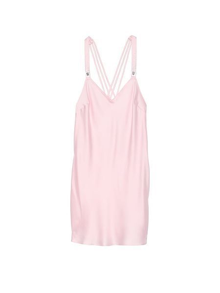 Пеньюар Victoria's Secret Very Sexy Shine Strap Satin Slip Angel Pink 29978171D фото