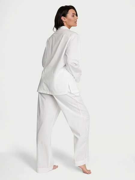 Піжама Бавовна Victoria's Secret Heritage Cotton Long Pajama Set — фото товару | VikkyStyle Піжама Бавовна Victoria's Secret Heritage Cotton Long Pajama Set — основне фото товару, вигляд спереду
