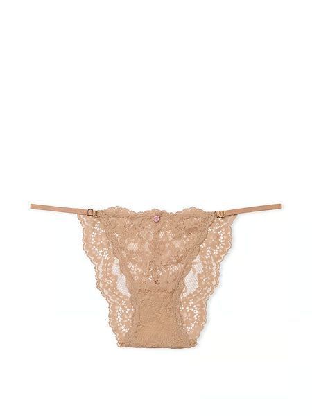 Трусики бикини Victoria's Secret Dream Angels Lace Adjustable String Bikini Panty 26924377 фото