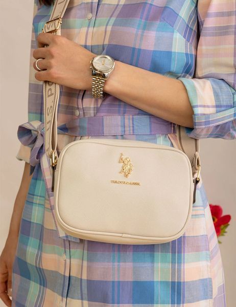 Сумка крос-боді через плече жіноча маленька U.S. Polo Assn Classic Zip Crossbody Bag  &mdash; основне фото товару, вигляд спереду
