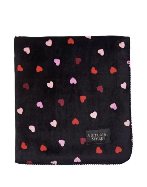 Плед Victoria's Secret Cozy Plush Sherpa Blanket Black 26571962 фото