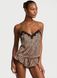 Піжама Сатинова Victoria's Secret Tease Satin Lace-Trim Cami & Flutter Shorts Set &mdash; фото , вигляд з різних ракурсів