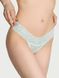 Трусики стринги Victoria's Secret Lace Thong Panty Mint Bliss 27313155 фото 2