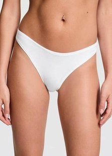 Хлопковые трусики Victoria&rsquo;s Secret Pink Cotton Thong Panty 26787946 фото