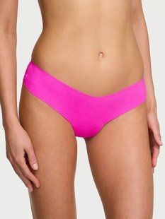 Трусики стринги Victoria's Secret No-Show Heart Mesh-Back Thong Panty 26990543 фото