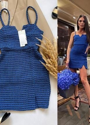 Сукня жіноча Zara Tweed Texture Weave Tank Dress 8844\106\030 фото