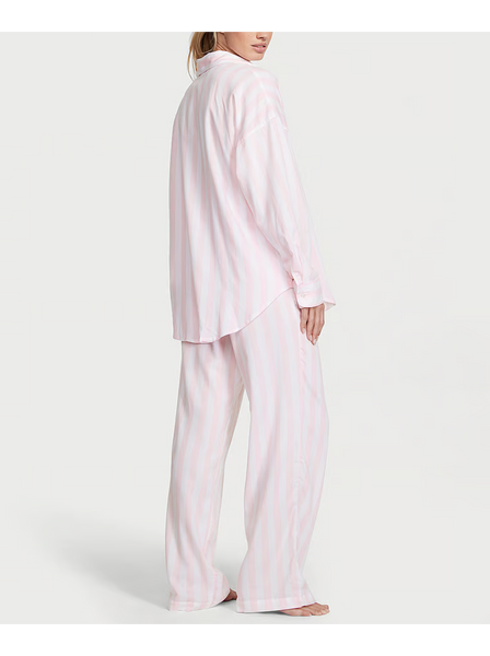 Піжама зі штанами Victoria's Secret Modal-Cotton Long Pajama Set &mdash; основне фото товару, вигляд спереду