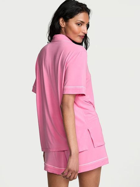 Піжама Victoria's Secret SoSoft&trade; Modal Short Pajama Set Pink Sugar &mdash; основне фото товару, вигляд спереду