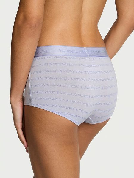 Трусики шортики Victoria's Secret Logo Cotton Boyshort Panty  27249988 фото