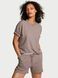 Піжама Котонова  Victoria's Secret 100% Cotton Short Pajama Set &mdash; фото , вигляд з різних ракурсів