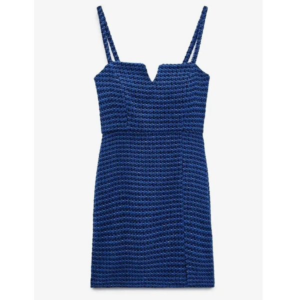 Сукня жіноча Zara Tweed Texture Weave Tank Dress 8844\106\030 фото