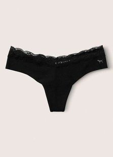 Трусики стрінги Victoria&rsquo;s Secret PINK No-Show Thong Panty &mdash; основне фото товару, вигляд спереду