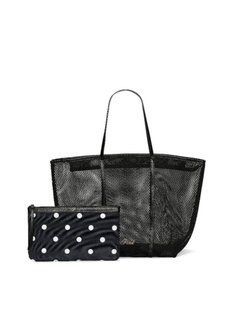 Сумка Victoria&rsquo;s Secret Mesh Tote Pouch Set  &mdash; основне фото товару, вигляд спереду