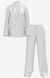 Піжама Сатинова Victoria's Secret Luxe Satin Double-Breasted Long Pajama Set Gray &mdash; фото , вигляд з різних ракурсів