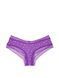 Хлопковые трусики чики Victoria's Secret Lace Waist Cotton Cheeky Panty 26188239 фото 3