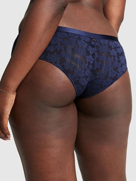 Трусики Victoria&rsquo;s Secret Everywhere Lace-trim Cheekster &mdash; основне фото товару, вигляд спереду