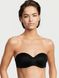 Бюстгальтер Victoria's Secret Bodu By Victoria Lightly Lined Smooth Strapless Bra Black, Чорний, 34, B