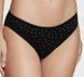 Трусики Victoria's Secret Black Stretch Cotton Rhinestones Shine Bikini Panty &mdash; фото , вигляд з різних ракурсів
