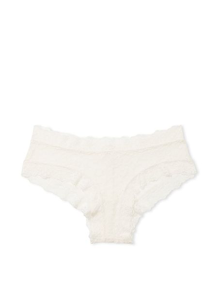 Мережевні Трусики Victoria's Secret Lace Cheeky Panty White 26645438 фото