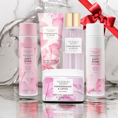 Подарунковий набір Victoria's Secret Natural Beauty Pomegranate & Lotus Curl Define 943695-971339 фото