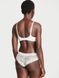 Мережевні Трусики Victoria's Secret Lace Cheeky Panty White, Білий, S