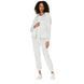 Спортивный костюм UGG Tasha White Leopard Fleece Hoody & Jogger 952164 фото 1