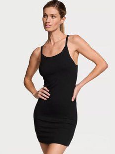 Сорочка ночная женская Victoria's Secret Luxe Ribbed Modal Mini Slip Dress 29978138D фото