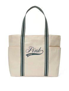 Сумка-шопер Victoria's Secret Mini Canvas Tote Bag &mdash; основне фото товару, вигляд спереду