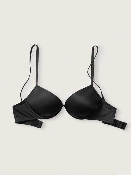 Бюстгальтер Victoria's Secret Pink Wear Everywhere Super Push-Up Black 26455011 фото