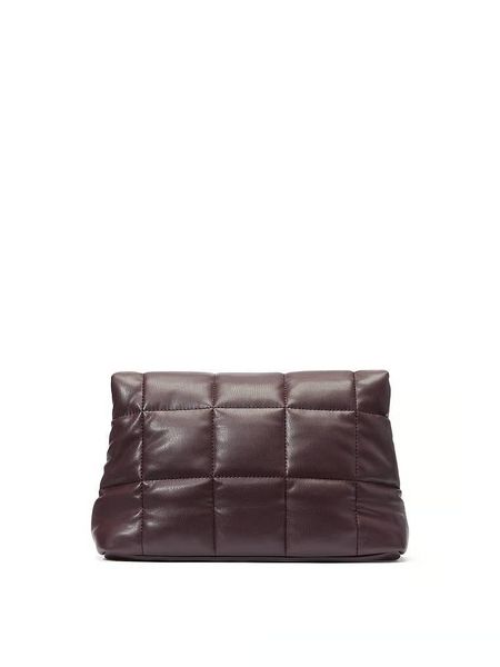 Косметичка - клатч Victoria's Secret The Victoria Quilted Puffer Clutch Brown 26651303 фото