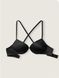 Бюстгальтер Victoria's Secret Pink Wear Everywhere Super Push-Up Black, Чорний, 34, A