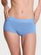 Трусики Victoria&rsquo;s Secret Logo Cotton Boyshort Panty Blue Bonnet 26878349 фото 1