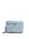 Косметичка Victoria's Secret Travel Makeup Pouch Blue Nylon &mdash; фото , вигляд з різних ракурсів