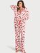 Піжама Victoria's Secret Signature Satin Long Pajama Set Cherry &mdash; фото , вигляд з різних ракурсів