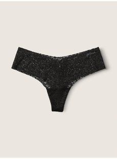Трусики стринг Victoria's Secret PINK No-Show Soft Lace 26540284 фото