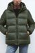 Куртка ZARA Quilted Down Jacket Green, Зелений, XS