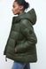 Куртка ZARA Quilted Down Jacket Green, Зелений, XS