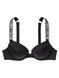 Купальник Victoria’s Secret Shine Strap Sexy Push-Up Bikini Swim, Чорний, 36, B, M